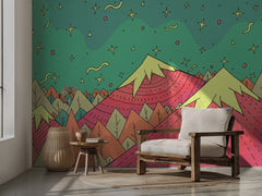 Vibrant Mountain Dreamscape