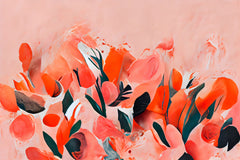 Wall mural Wild Tulips – fototapet med unikt motiv som skapar en inspirerande fondvägg