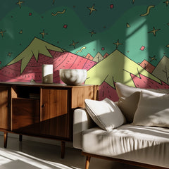 Vibrant Mountain Dreamscape
