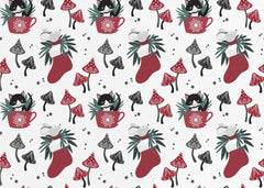 Whimsical Christmas Animals Pattern