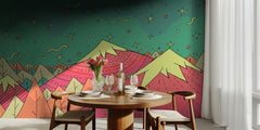 Vibrant Mountain Dreamscape