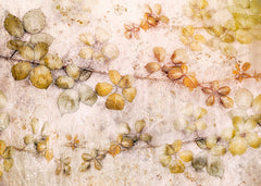 Wall mural Coloring leaves – fototapet med unikt motiv som skapar en inspirerande fondvägg