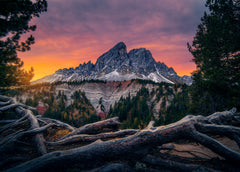Wall mural Würzjoch – fototapet med unikt motiv som skapar en inspirerande fondvägg