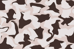 Wall mural White And Brown Whipped Pattern – fototapet med unikt motiv som skapar en inspirerande fondvägg