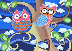 Whimsical Night Owls