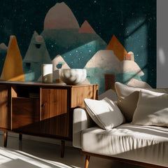 Winter Night Village