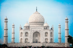 Wall mural Taj Mahal – fototapet med unikt motiv som skapar en inspirerande fondvägg