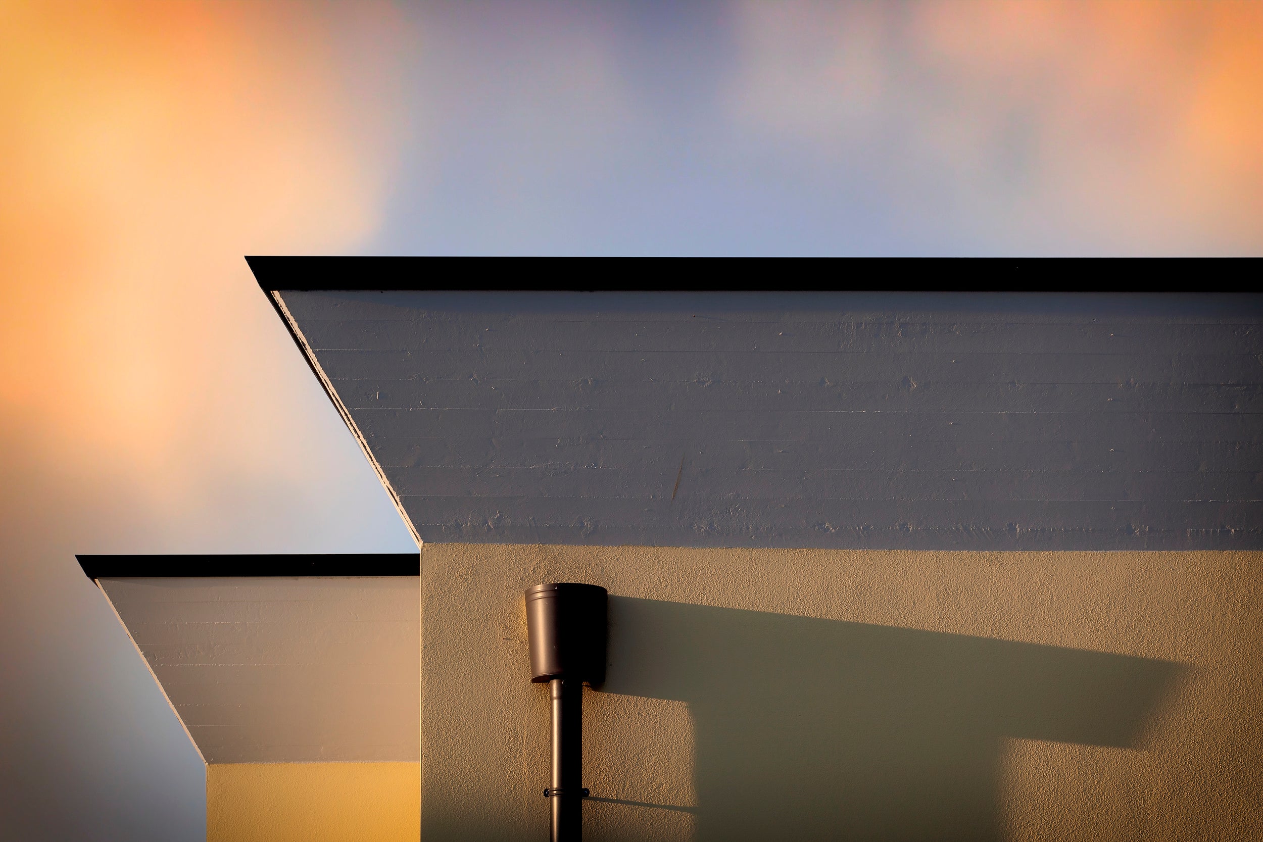 Shadows at sunset
