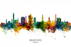 Wall mural Bradford England Skyline – fototapet med unikt motiv som skapar en inspirerande fondvägg