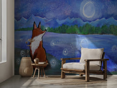 Moonlit Fox Dreams