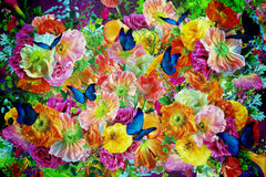 Wall mural Summer Breeze Cancan – fototapet med unikt motiv som skapar en inspirerande fondvägg
