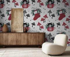 Whimsical Christmas Animals Pattern