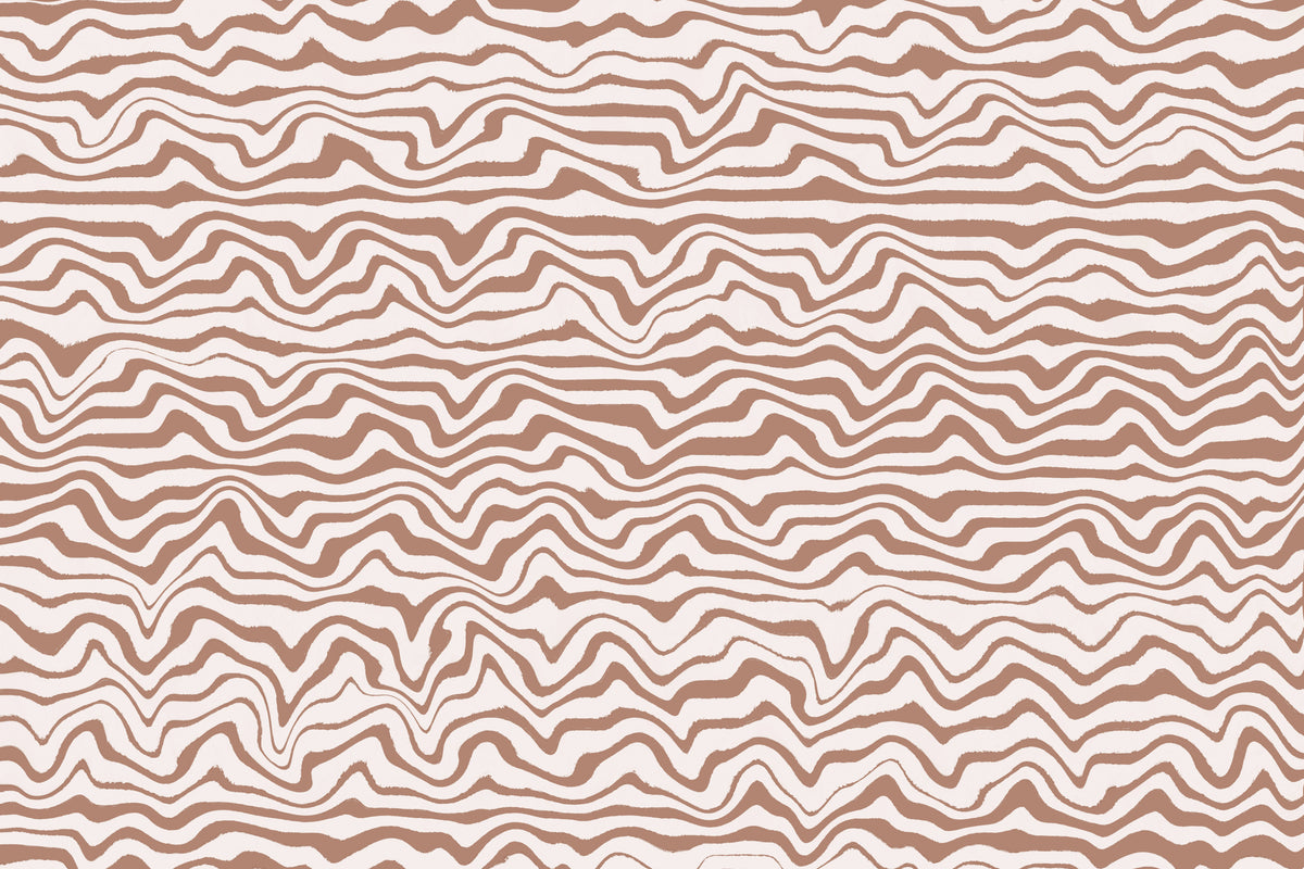 Skjelvende beige linjer, firkantet