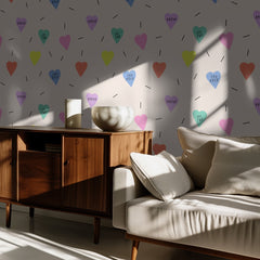 Cute Conversation Hearts Pattern
