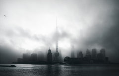 Wall mural Pudong early morning – fototapet med unikt motiv som skapar en inspirerande fondvägg
