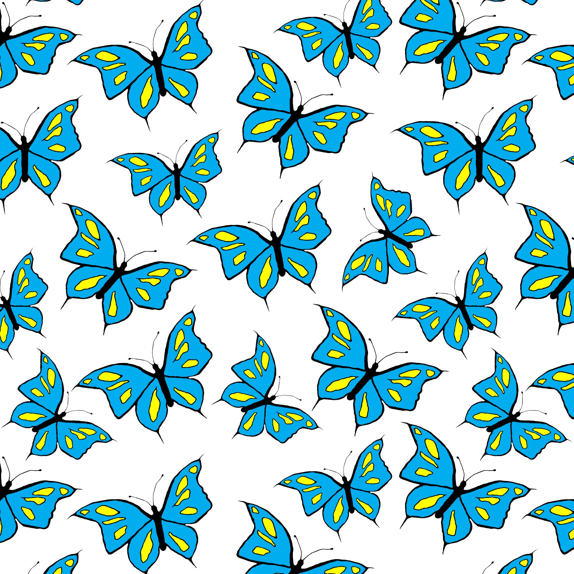 Butterflies Blue