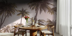 Blush Palm Trees