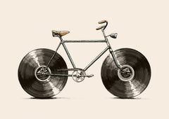Wall mural Velophone – fototapet med unikt motiv som skapar en inspirerande fondvägg