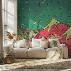 Vibrant Mountain Dreamscape