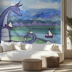 Whimsical Dragon And Friends