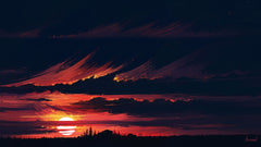 Wall mural Redmoon7kpng – fototapet med unikt motiv som skapar en inspirerande fondvägg