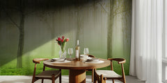 Misty Green Forest