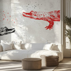 Red Black Alligator Magic