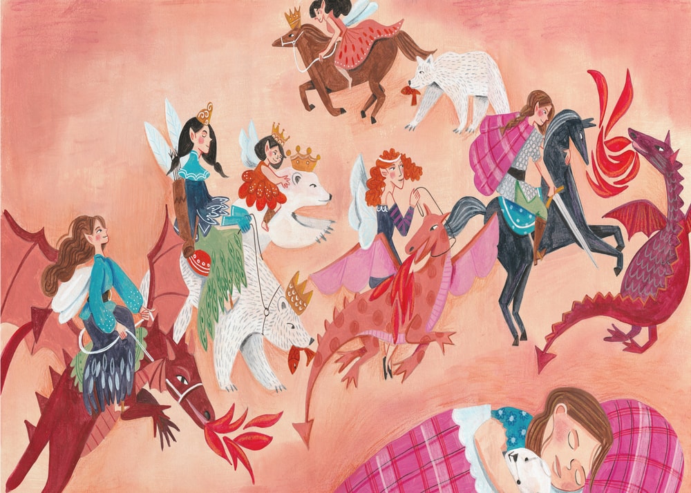 Fairy, bears and dragons dreams