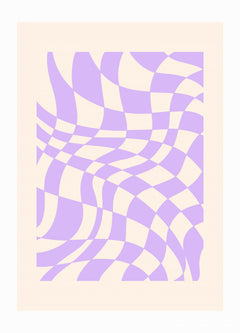 Wall mural Purple abstract pattern – fototapet med unikt motiv som skapar en inspirerande fondvägg