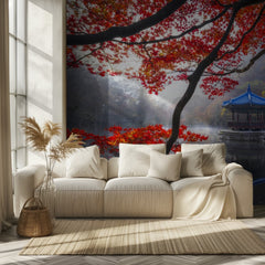 Tranquil Autumn Pagoda