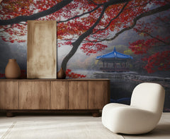 Tranquil Autumn Pagoda