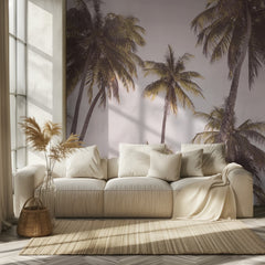 Blush Palm Trees