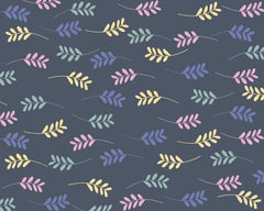 Wall mural Scandi japandi flowers 3 – fototapet med unikt motiv som skapar en inspirerande fondvägg
