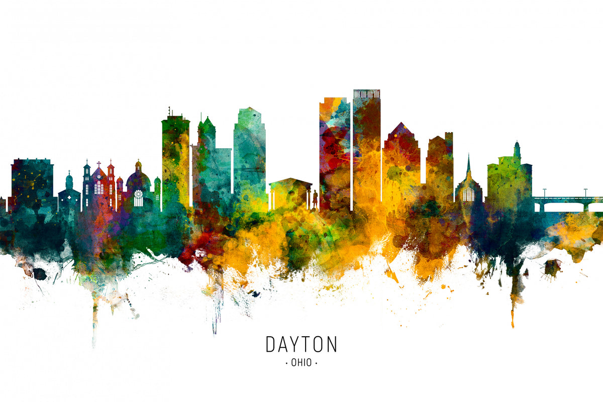 Dayton Ohio skyline