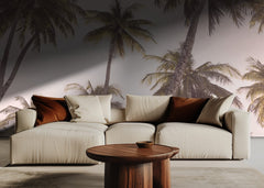 Blush Palm Trees