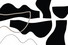 Wall mural Contour – fototapet med unikt motiv som skapar en inspirerande fondvägg