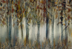 Wall mural The dark forest – fototapet med unikt motiv som skapar en inspirerande fondvägg