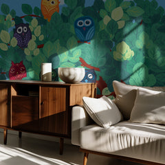 Colorful Owls Tree