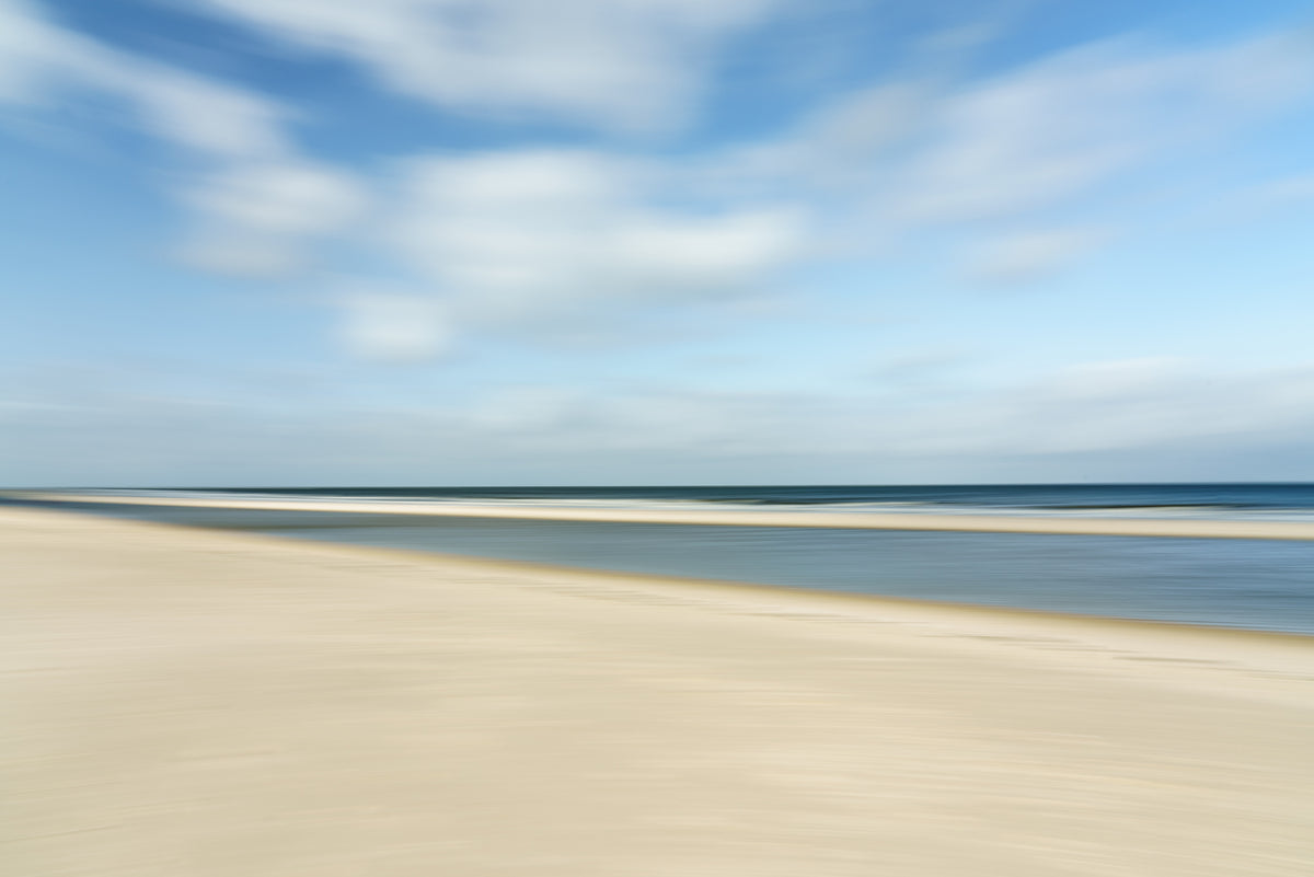 sand, hav og himmel