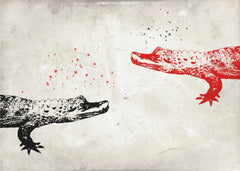 Red Black Alligator Magic