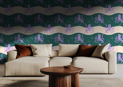 Playful Octopus Waves