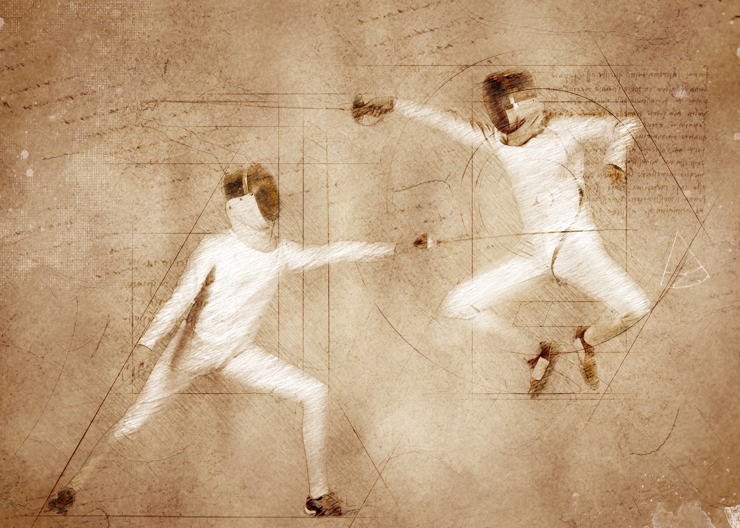 Fencing Sport Art 12