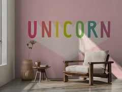 Colorful Unicorn Text