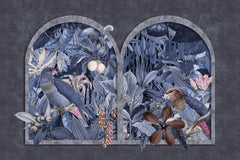 Wall mural Room With a View 6 1 – fototapet med unikt motiv som skapar en inspirerande fondvägg