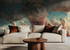 Majestic White Lion Family