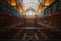 Wall mural Rijksmuseum library I – fototapet med unikt motiv som skapar en inspirerande fondvägg