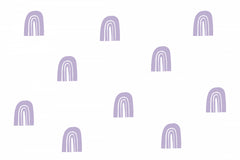 Wall mural Purple Rainbows – fototapet med unikt motiv som skapar en inspirerande fondvägg