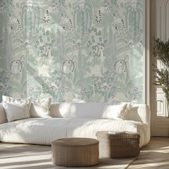 Lemurs Jungle Pattern