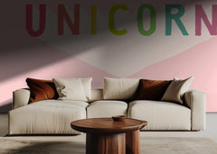 Colorful Unicorn Text