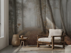 Foggy Forest Path